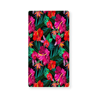Hawaii Floral Flowers Pattern Print Baby Crib Sheet
