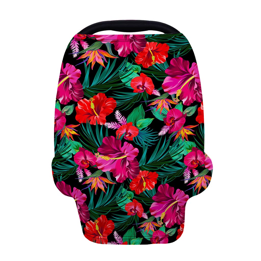 Hawaii Floral Flowers Pattern Print Baby Seat Cover