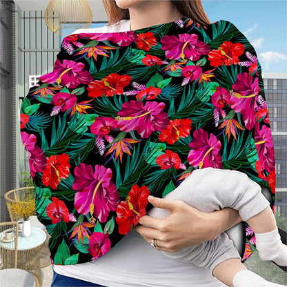 Hawaii Floral Flowers Pattern Print Baby Seat Cover