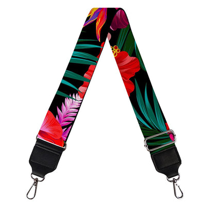 Hawaii Floral Flowers Pattern Print Bag Strap