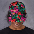 Hawaii Floral Flowers Pattern Print Baseball Cap