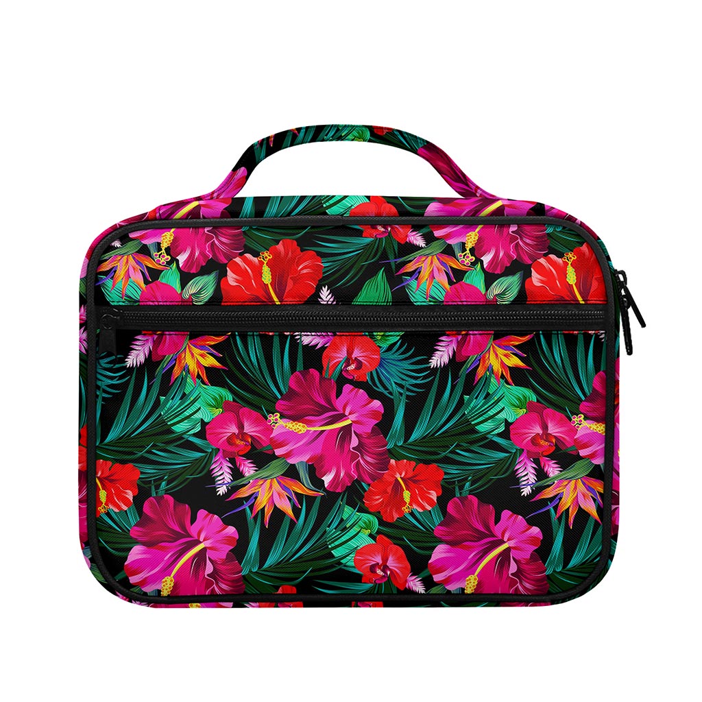 Hawaii Floral Flowers Pattern Print Briefcase Bible Bag