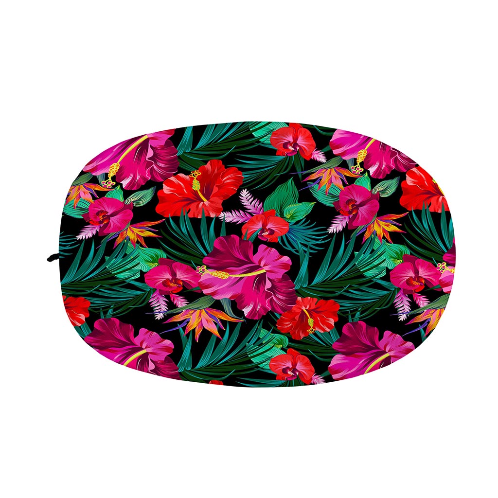 Hawaii Floral Flowers Pattern Print Car Side Mirror Covers