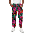Hawaii Floral Flowers Pattern Print Cotton Sweatpants
