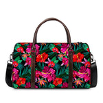 Hawaii Floral Flowers Pattern Print Duffle Bag