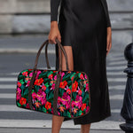 Hawaii Floral Flowers Pattern Print Duffle Bag