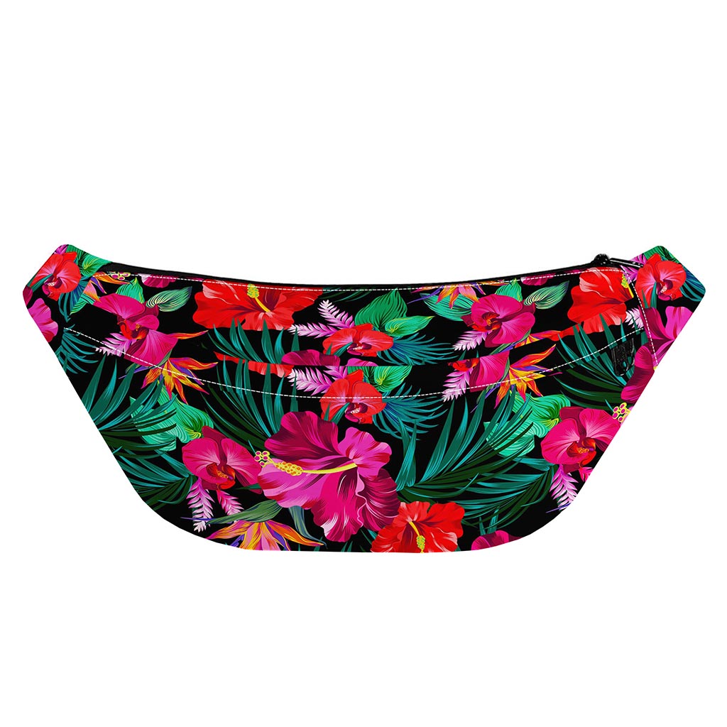 Hawaii Floral Flowers Pattern Print Fanny Pack