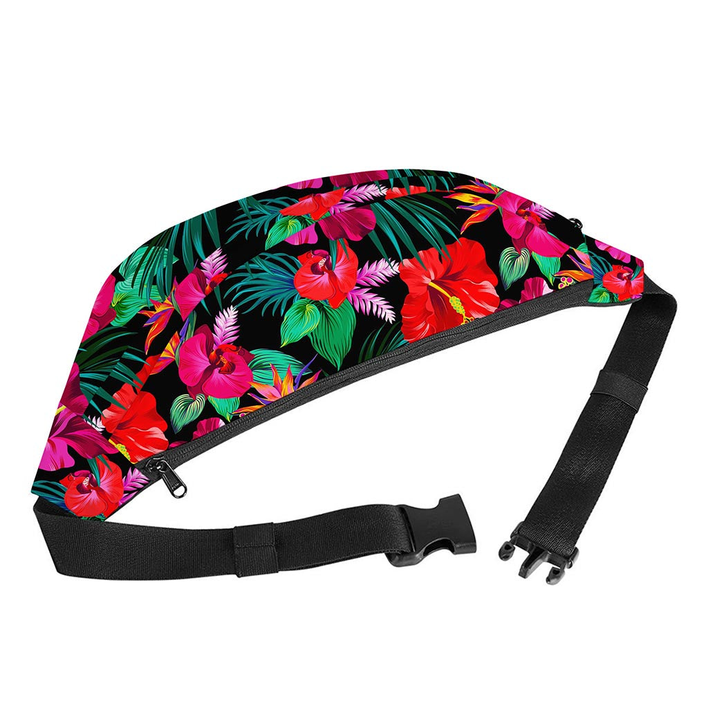 Hawaii Floral Flowers Pattern Print Fanny Pack