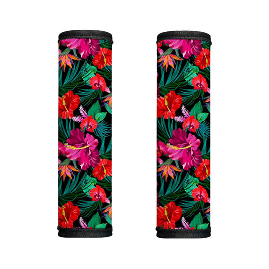 Hawaii Floral Flowers Pattern Print Handle Covers
