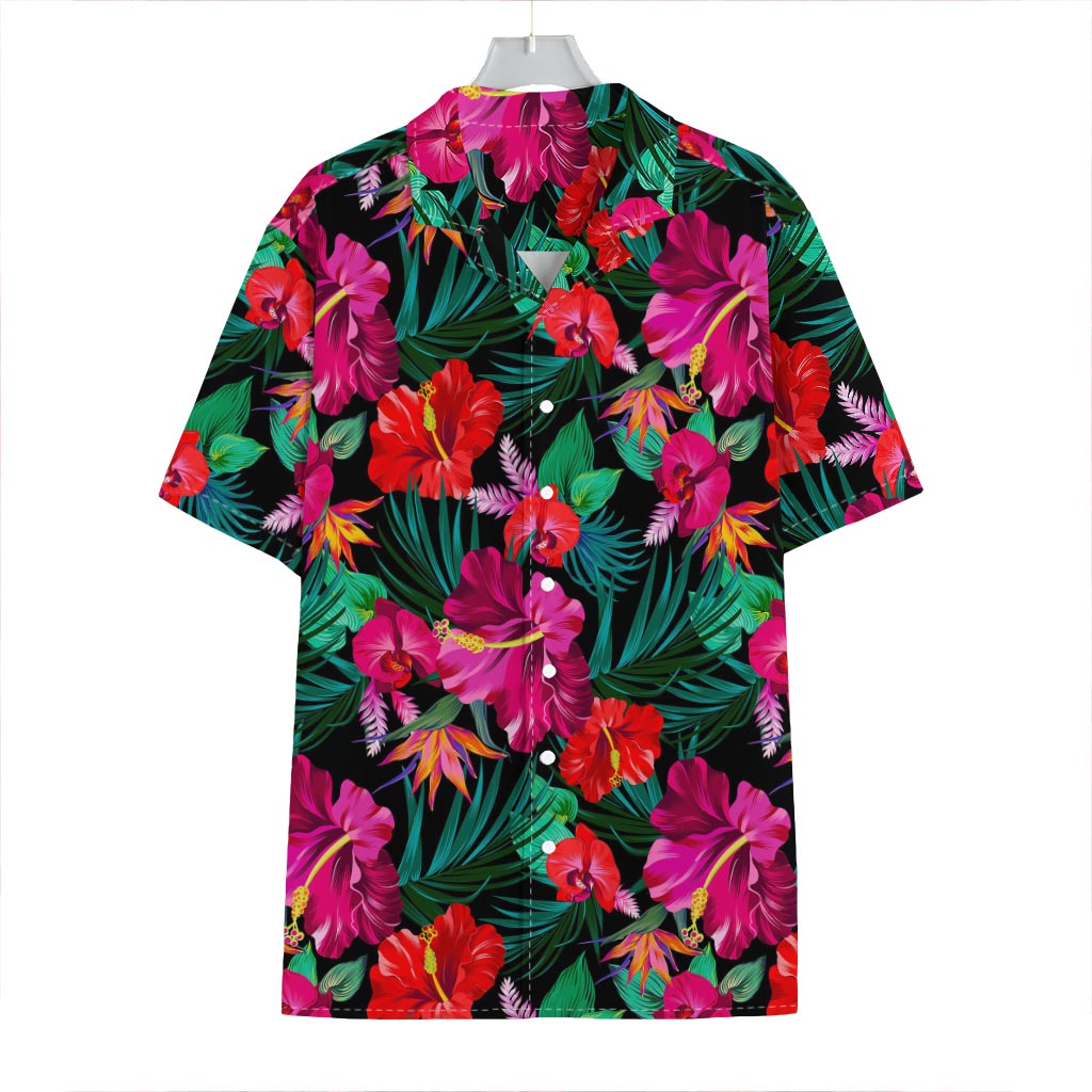 Hawaii Floral Flowers Pattern Print Hawaiian Shirt