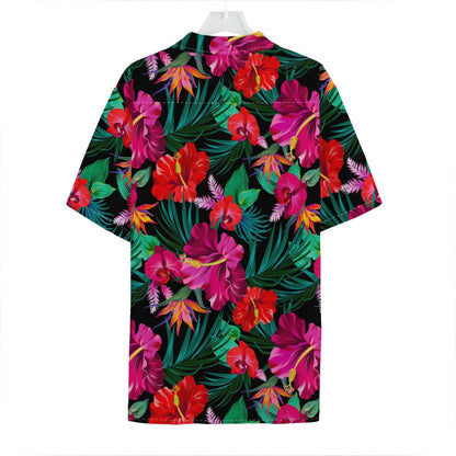 Hawaii Floral Flowers Pattern Print Hawaiian Shirt