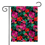 Hawaii Floral Flowers Pattern Print House Flag