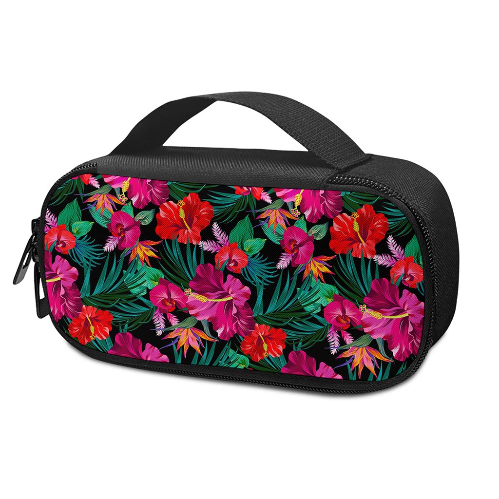 Hawaii Floral Flowers Pattern Print Insulin Cooler Travel Case