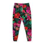 Hawaii Floral Flowers Pattern Print Jogger Pants