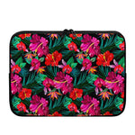 Hawaii Floral Flowers Pattern Print Laptop Sleeve