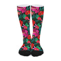 Hawaii Floral Flowers Pattern Print Long Socks