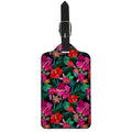 Hawaii Floral Flowers Pattern Print Luggage Tag