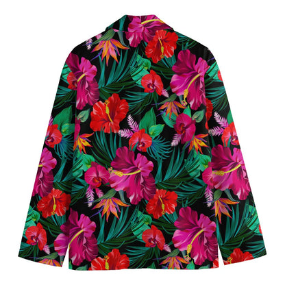 Hawaii Floral Flowers Pattern Print Men's Blazer