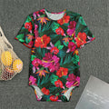Hawaii Floral Flowers Pattern Print Men's Bodysuit