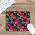 Hawaii Floral Flowers Pattern Print Mouse Pad