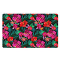 Hawaii Floral Flowers Pattern Print Polyester Doormat