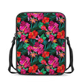 Hawaii Floral Flowers Pattern Print Rectangular Crossbody Bag