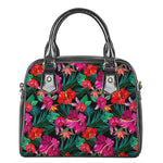 Hawaii Floral Flowers Pattern Print Shoulder Handbag