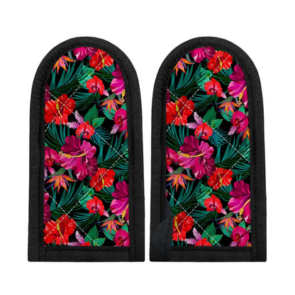 Hawaii Floral Flowers Pattern Print Skillet Handle Cover