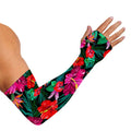 Hawaii Floral Flowers Pattern Print Sun Protection Arm Sleeves
