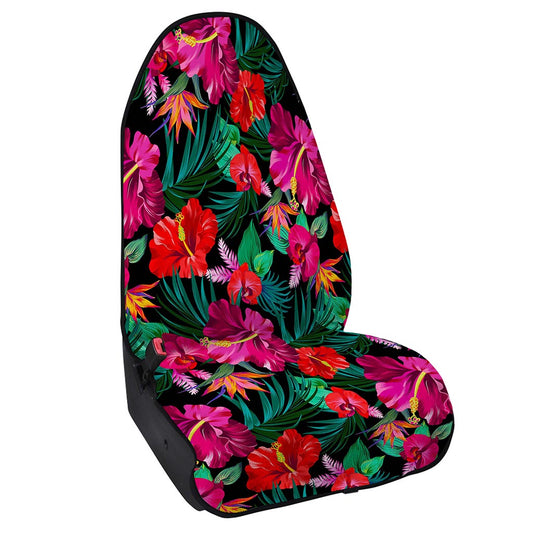 Hawaii Floral Flowers Pattern Print Waterproof Car Seat Cover