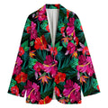 Hawaii Floral Flowers Pattern Print Women's Blazer