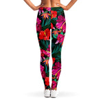 Hawaii Floral Flowers Pattern Print Women's Leggings