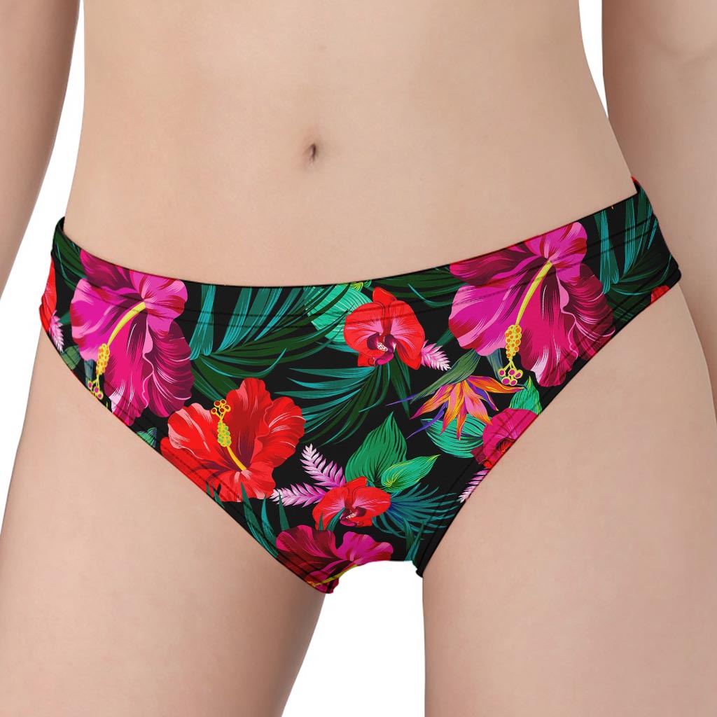 Hawaii Floral Flowers Pattern Print Women's Panties