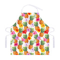 Hawaii Hibiscus Pineapple Pattern Print Adjustable Apron