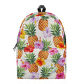 Hawaii Hibiscus Pineapple Pattern Print School Backpack