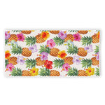 Hawaii Hibiscus Pineapple Pattern Print Beach Towel