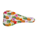 Hawaii Hibiscus Pineapple Pattern Print Bicycle Seat Cover