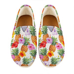 Hawaii Hibiscus Pineapple Pattern Print Casual Shoes