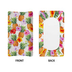 Hawaii Hibiscus Pineapple Pattern Print Changing Pad Cover