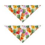 Hawaii Hibiscus Pineapple Pattern Print Dog Bandana