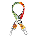 Hawaii Hibiscus Pineapple Pattern Print Dog Seat Belt