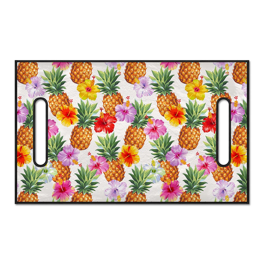 Hawaii Hibiscus Pineapple Pattern Print Golf Cart Seat Cover