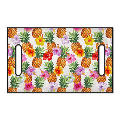 Hawaii Hibiscus Pineapple Pattern Print Golf Cart Seat Cover