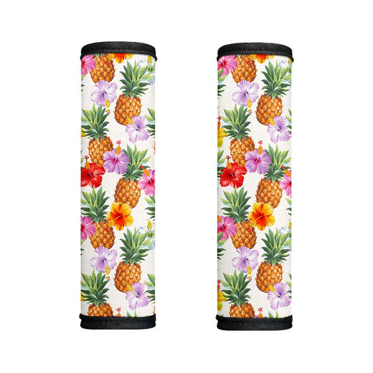 Hawaii Hibiscus Pineapple Pattern Print Handle Covers