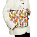 Hawaii Hibiscus Pineapple Pattern Print Laptop Sleeve