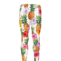 Hawaii Hibiscus Pineapple Pattern Print Men's Leggings