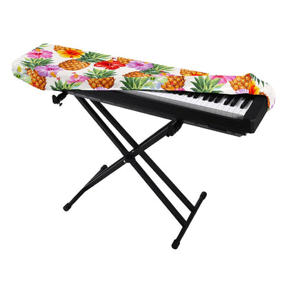 Hawaii Hibiscus Pineapple Pattern Print Piano Keyboard Cover