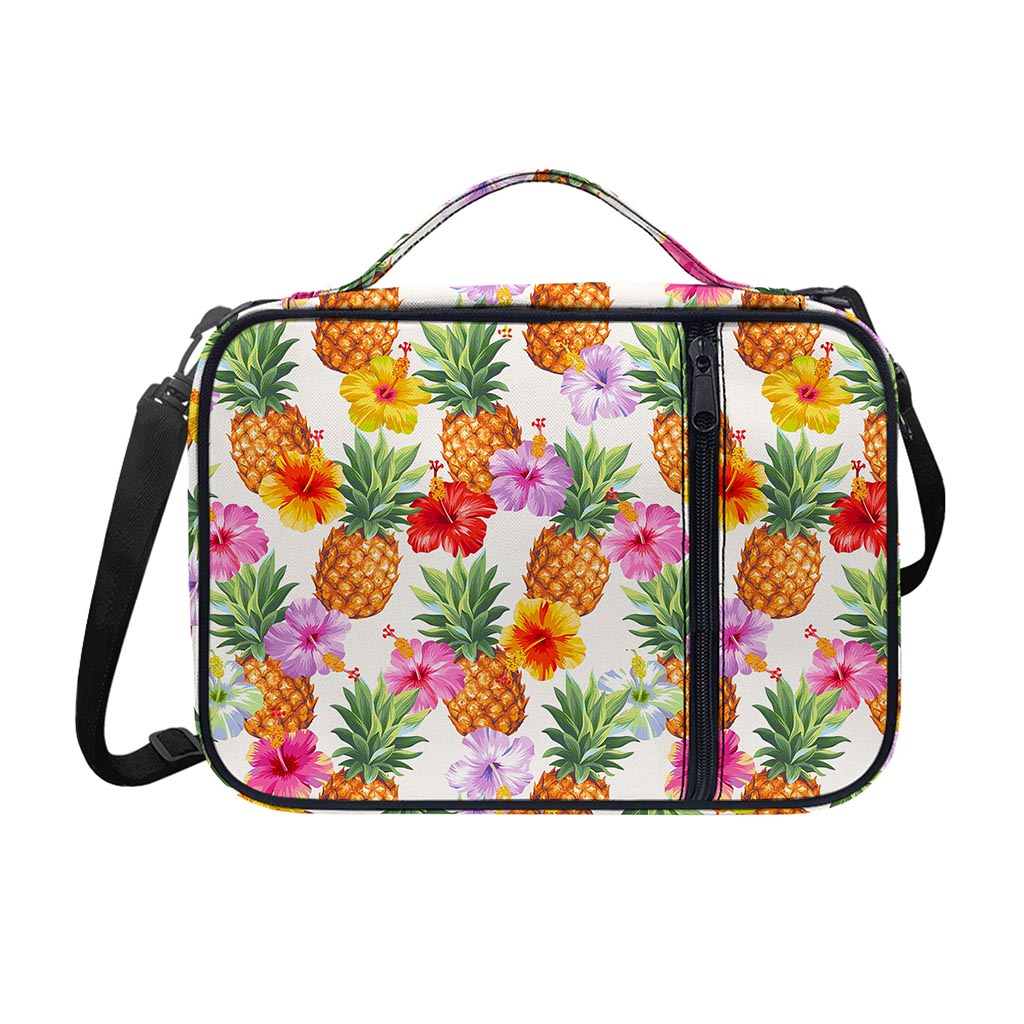 Hawaii Hibiscus Pineapple Pattern Print Shoulder Strap Bible Bag