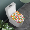 Hawaii Hibiscus Pineapple Pattern Print Toilet Lid Cover