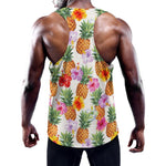 Hawaii Hibiscus Pineapple Pattern Print Training Tank Top